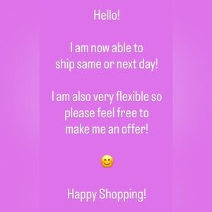 Announcement
